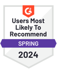 Users most likely to recommend Spring 2024